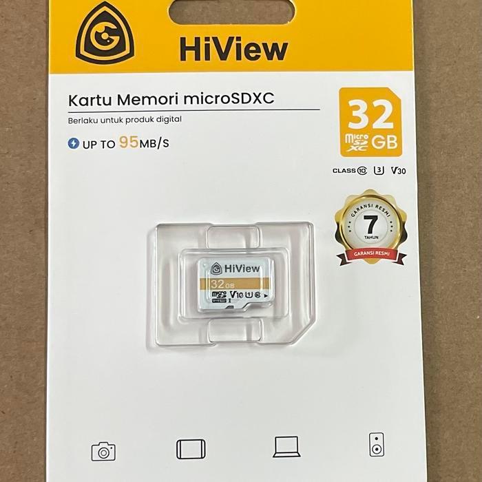 HIVIEW Micro SD Class 10 MEMORY Card CCTV ความจุ 32GB ซีรีส์ความเร็วสูง