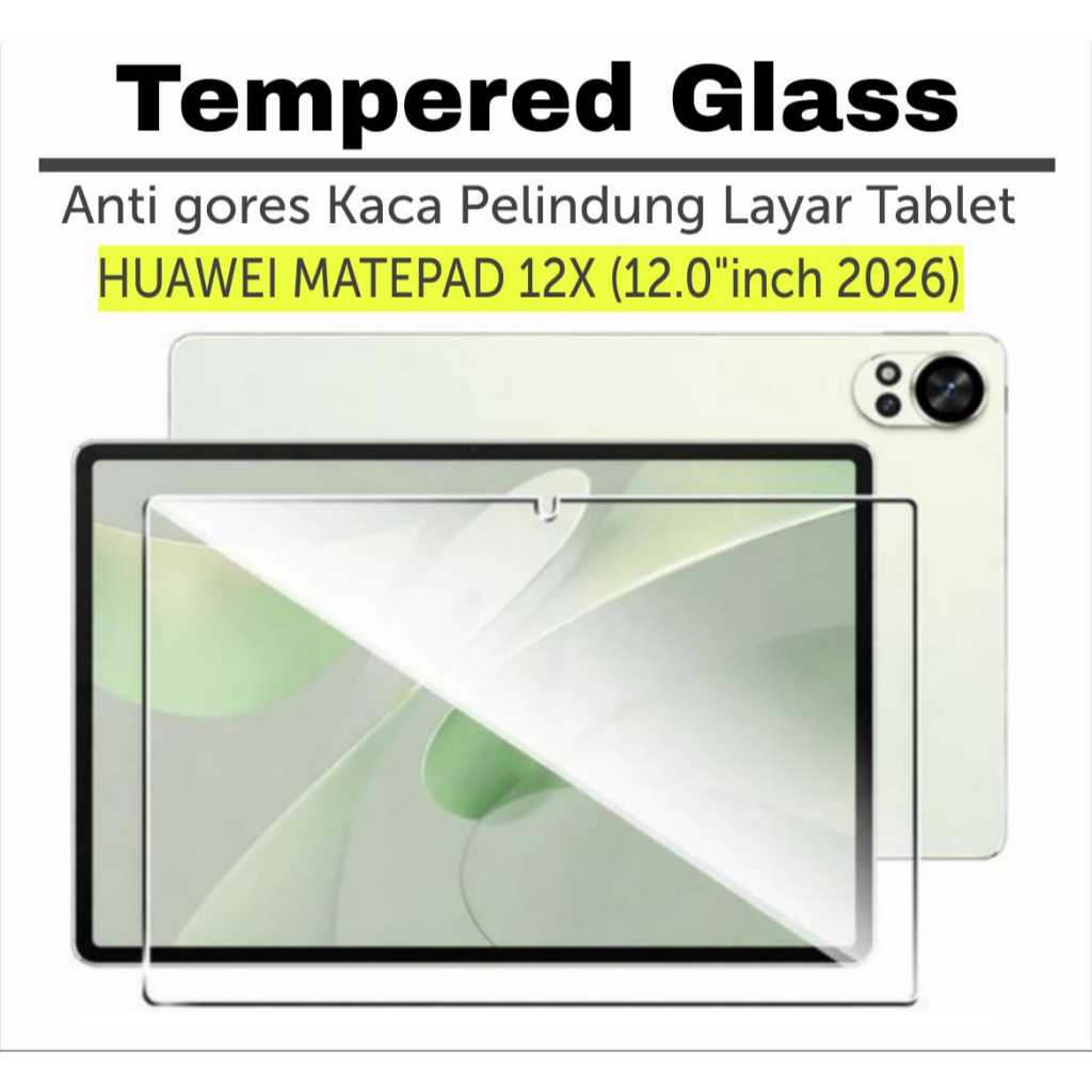 ป้องกันรอยขีดข่วน Huawei matepad 12x 12" นิ้ว 2026 \ กระจกนิรภัย huawei matepad 12x \ ป้องกันรอยขีดข