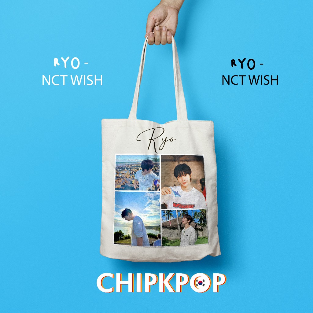 [ชุดแพ็ค] TOTEBAG RYO NCT WISH I RYO NCT WISH I NCT WISH KPOP I TOTEBAG KPOP I TOTEBAG NCT WISH I TO