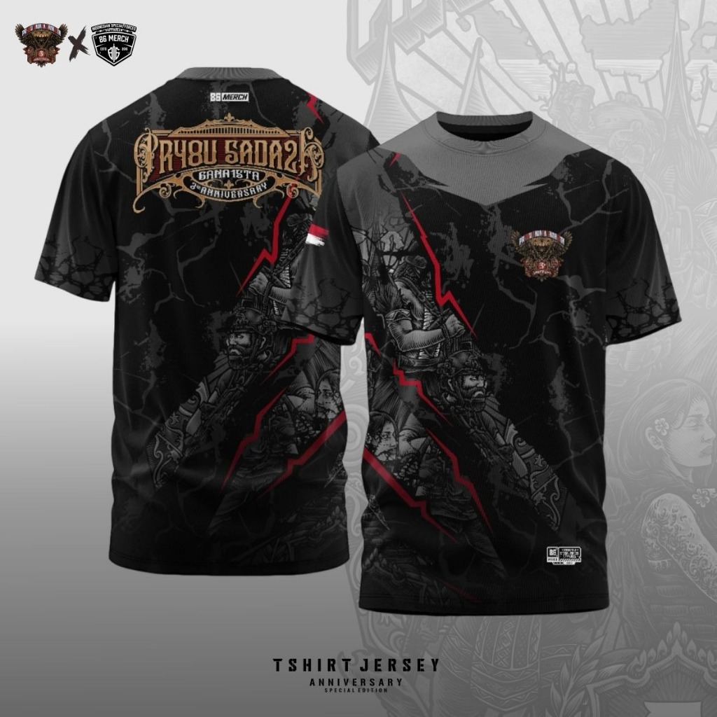 TSHIRT JERSEY PRABU SADARA GANTAISTA 3RD ANNIVERSARY