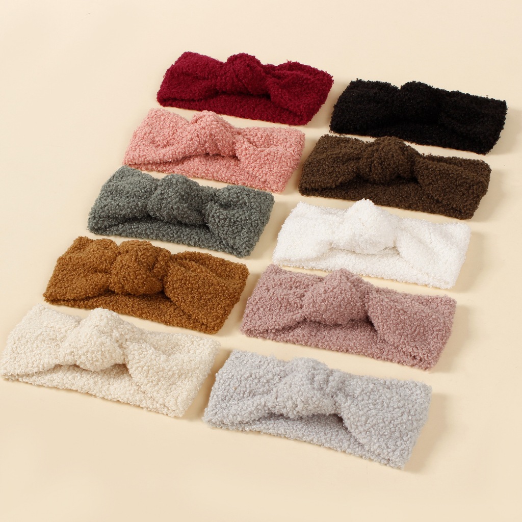 NEWBORN BABY HEADBAND SOFT, STRETCHY, ELASTIC FUR MATERIAL BABY HEADBAND BABY GIRLS HEAD DECORTATION