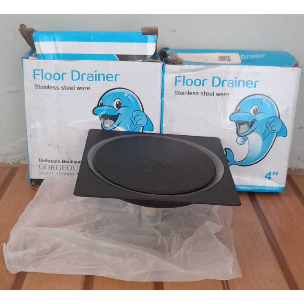 ท่อระบายน้ําชั้น สแตนเลส SUS 304 สีดํา