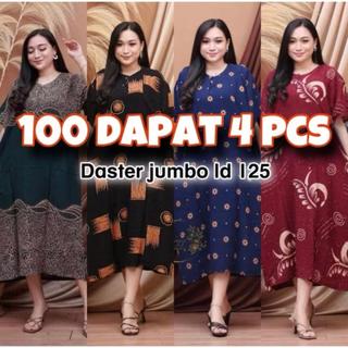Daster Jumbo Kekinian Terbaru Bahan Adem Resleting Depan Bumil Busui - Daster 100 Dapat 3