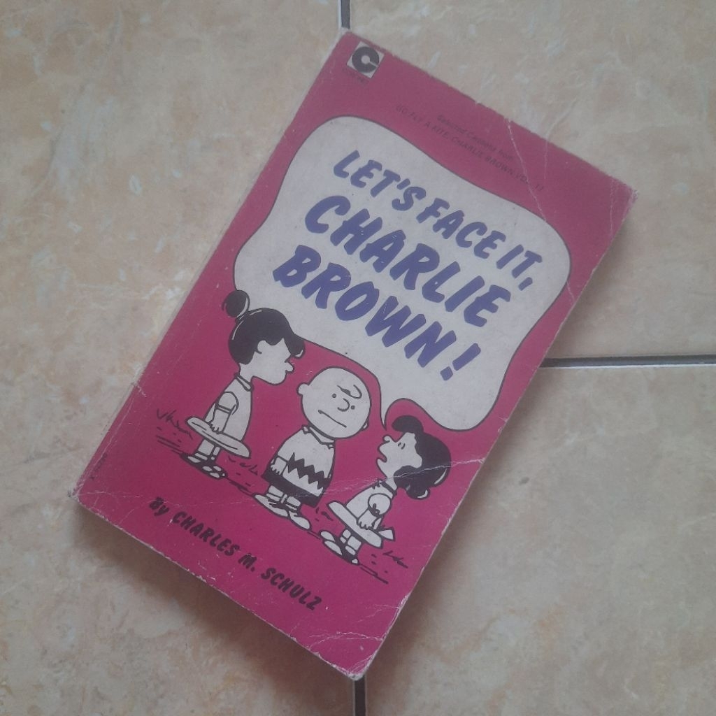 Snoopy Lets Face It Charlie Brown Comic โดย Charles M Schulz English Original