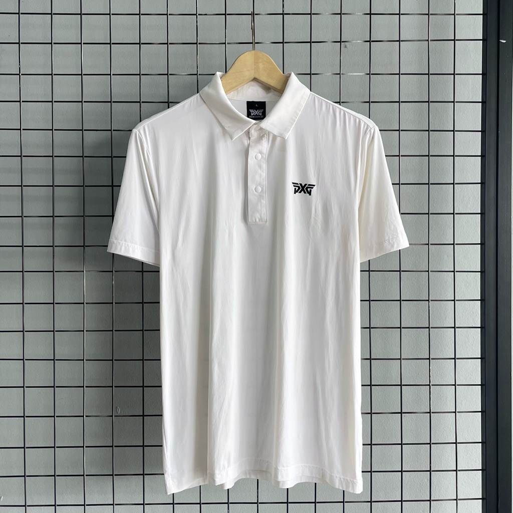 PXG Golf Jersey เสื้อโปโลสีขาว / PXG Golf Collar Shirt