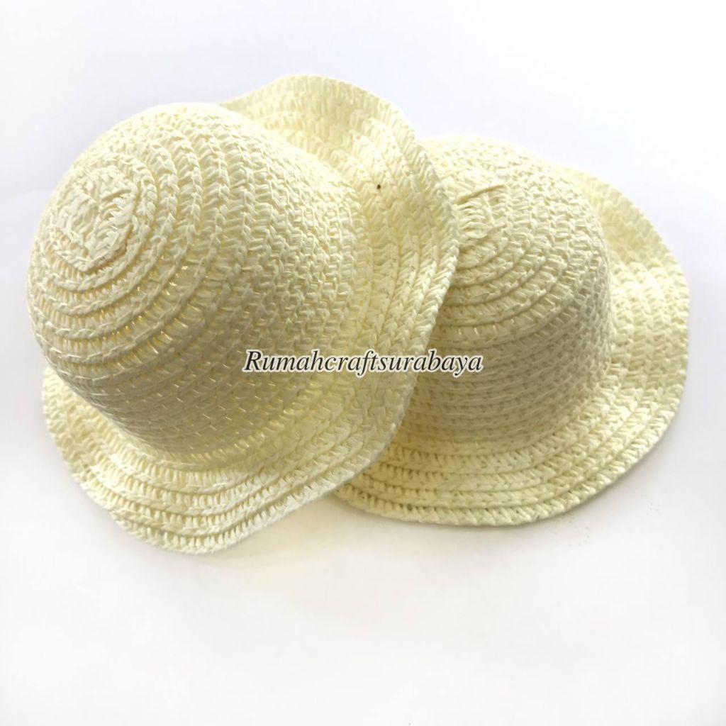 1 ชิ้น - COWBOY HAT / WOVEN HAT / STRAW HAT / KNITTED HAT