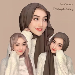 pashmina mleyot kaos Jersey/pashmina panjang  spandek Jersey