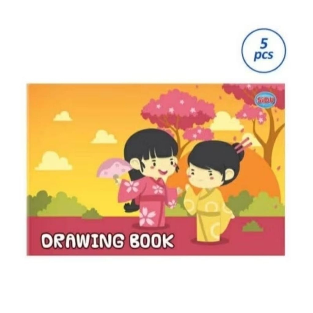 [ชิ้น] A4 SIDU DRAWING BOOK / SINAR DUNIA DRAWING BOOK / A4 DRAWING BOOK