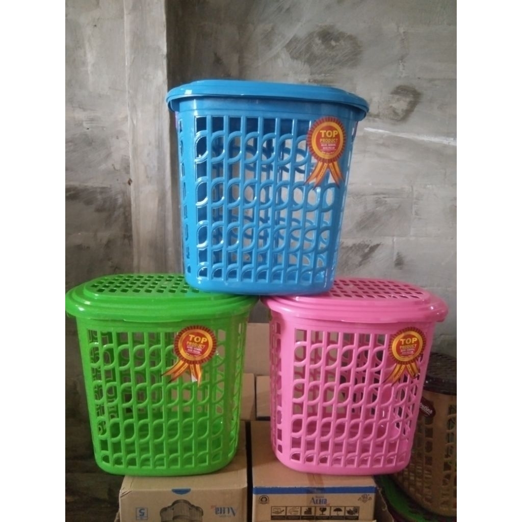OVAL LAUNDRY BASKET/MULTI-PURPOSE BASKET