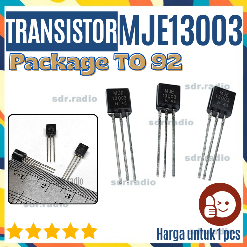 MJE13003 13003 MJE NPN ทรานซิสเตอร์พลังงาน 1.5A 450V TO-92 MJE13003 ทรานซิสเตอร์ MJE 13003 NPN TO-92