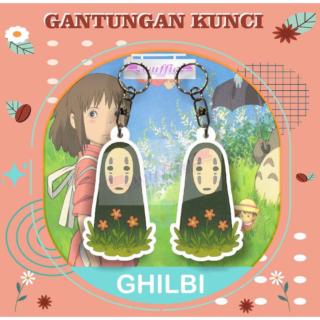 GANTUNGAN [NOT PO] พวงกุญแจอะคริลิค Ghibli / พวงกุญแจอะคริลิค Ghibli