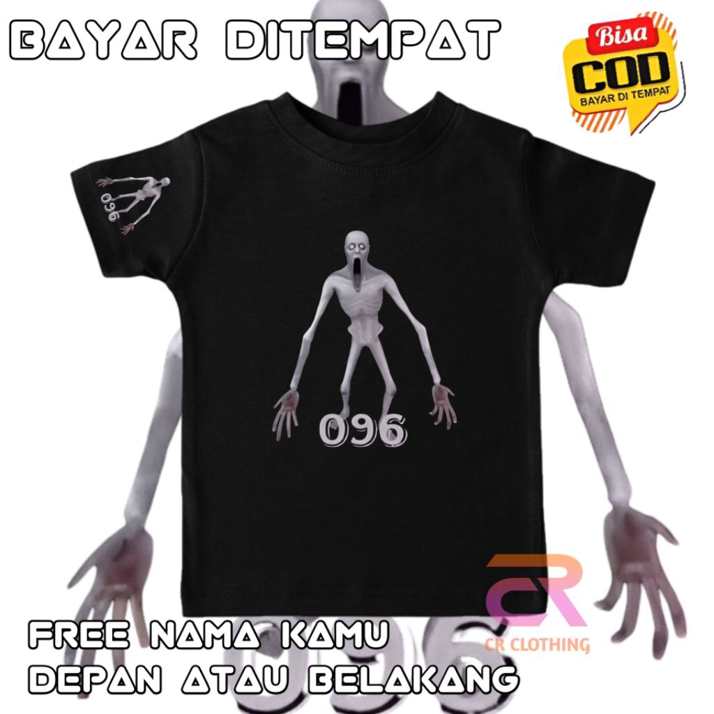เสื้อยืดเด็ก SCP 096 ล่าสุด
