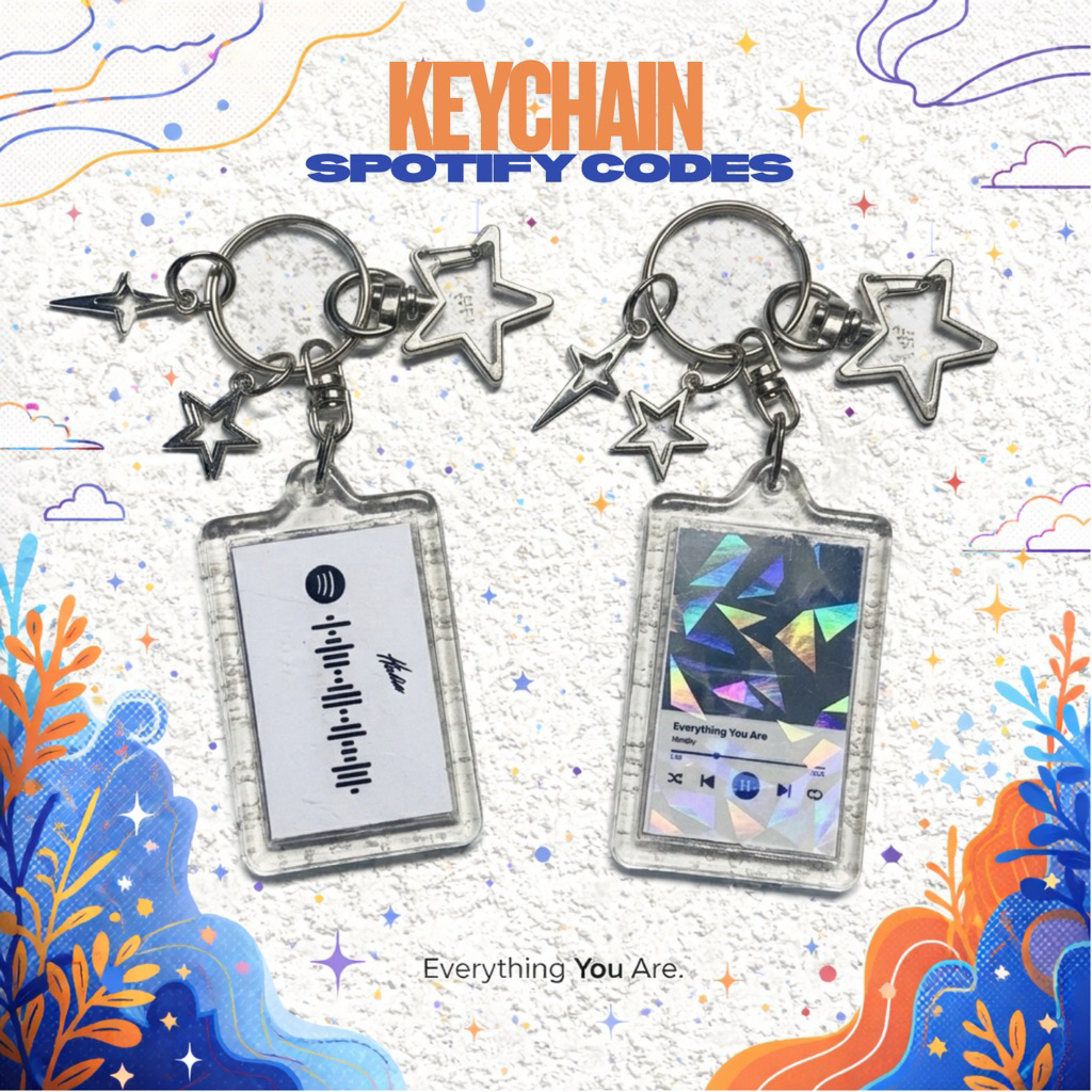พวงกุญแจ Spotify Code Hinda Custom – อัลบั้มโปรดของคุณแบบกําหนดเอง - อะคริลิก โฮโลแกรมสุนทรียศาสตร์ 