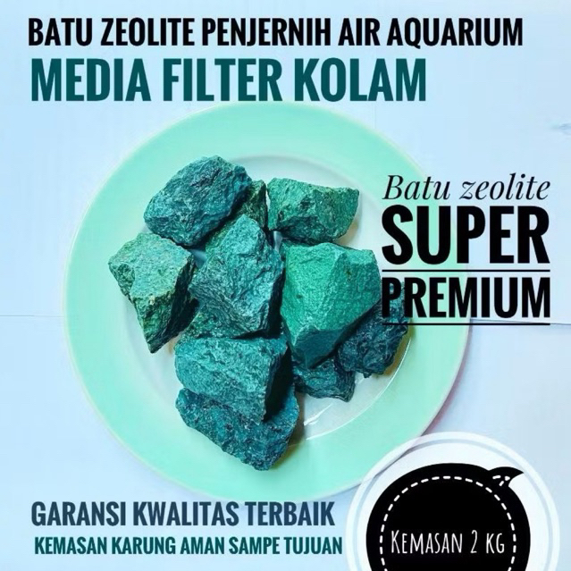 2 กก. Zeolite Stone Zeolite เครื่องกรองน้ํา Aquarium Pond เครื่องกรองน้ํา