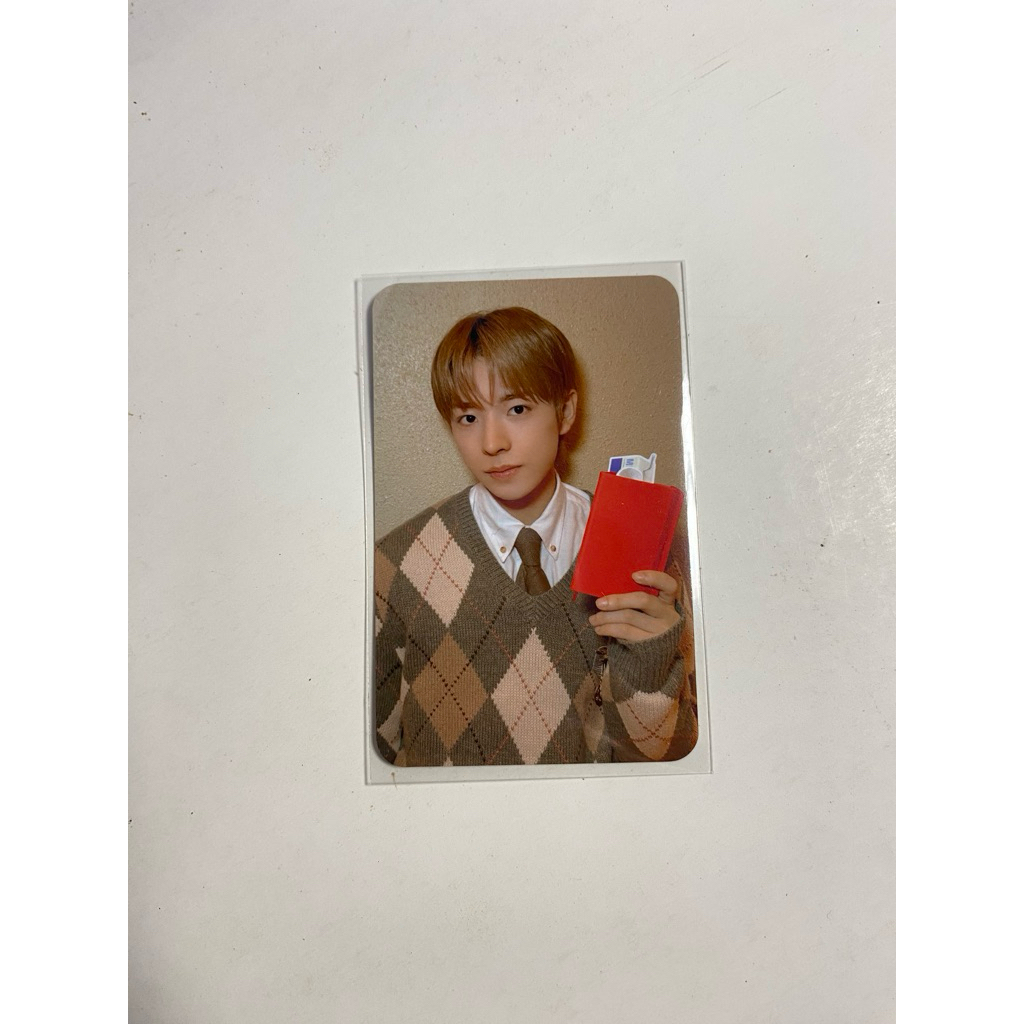 Photocard อย่างเป็นทางการ Yushi Into The Wish pc yushi nct wish