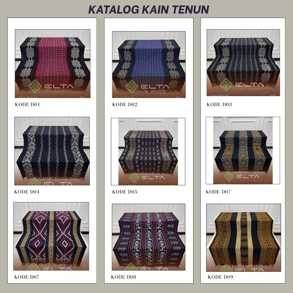IKAT BLANKKET ผ้าทอ รหัส D HANDMADE HANDICRAFT TOSO JEPARA ทอ