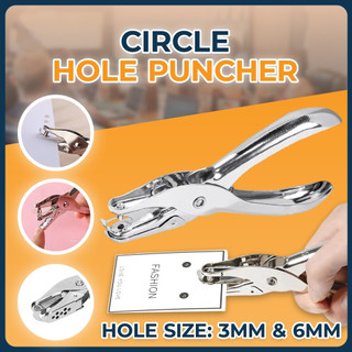 3 MM/6MM PUNCH/PERFORATOR ONE HOLE PUNCH. Cocok buat hang tag!