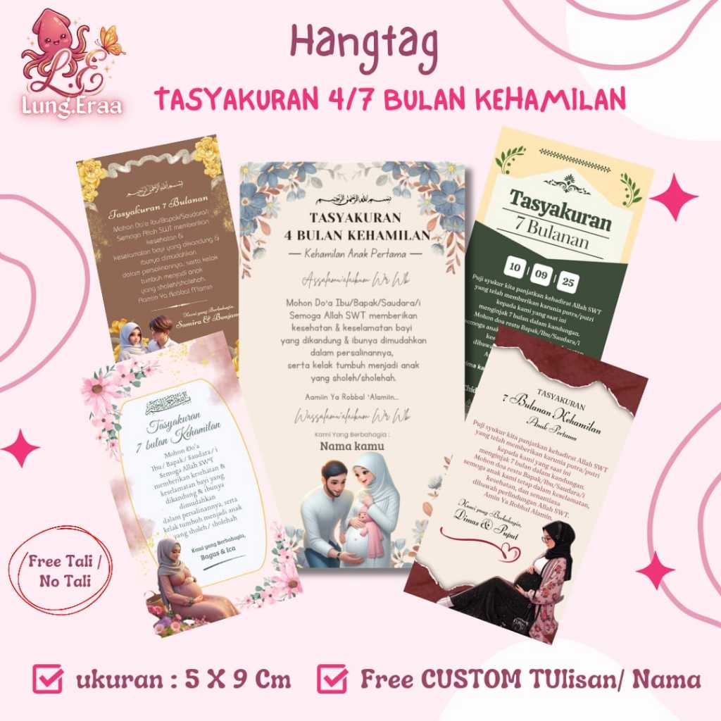 7 MONTH PREGANCY TRIBUTE HANG / 4 MONTH PREGANCY TRIBUTE STICKER / / 4/7 เดือนการตั้งครรภ์วันขอบคุณพ