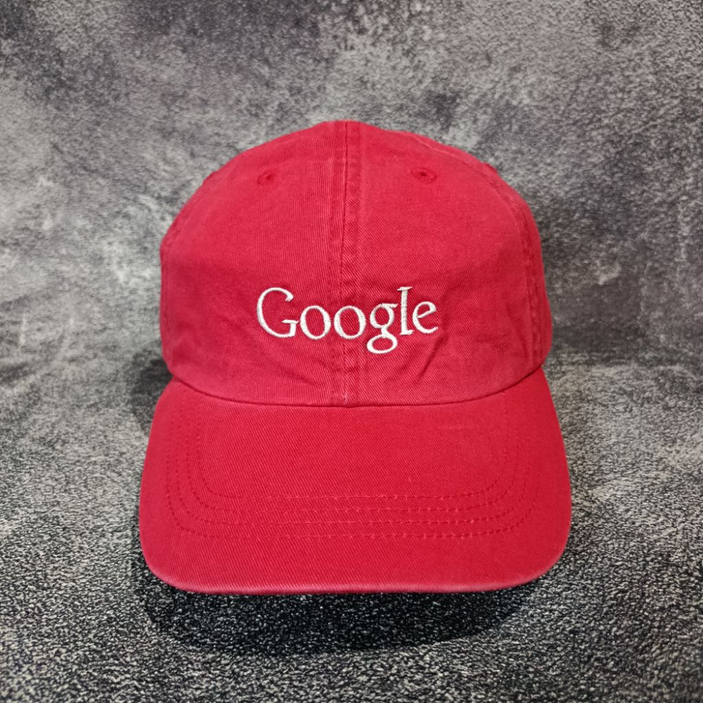 หมวก MERAH Digidegu G00gle สีแดง มีโลโก้ปัก