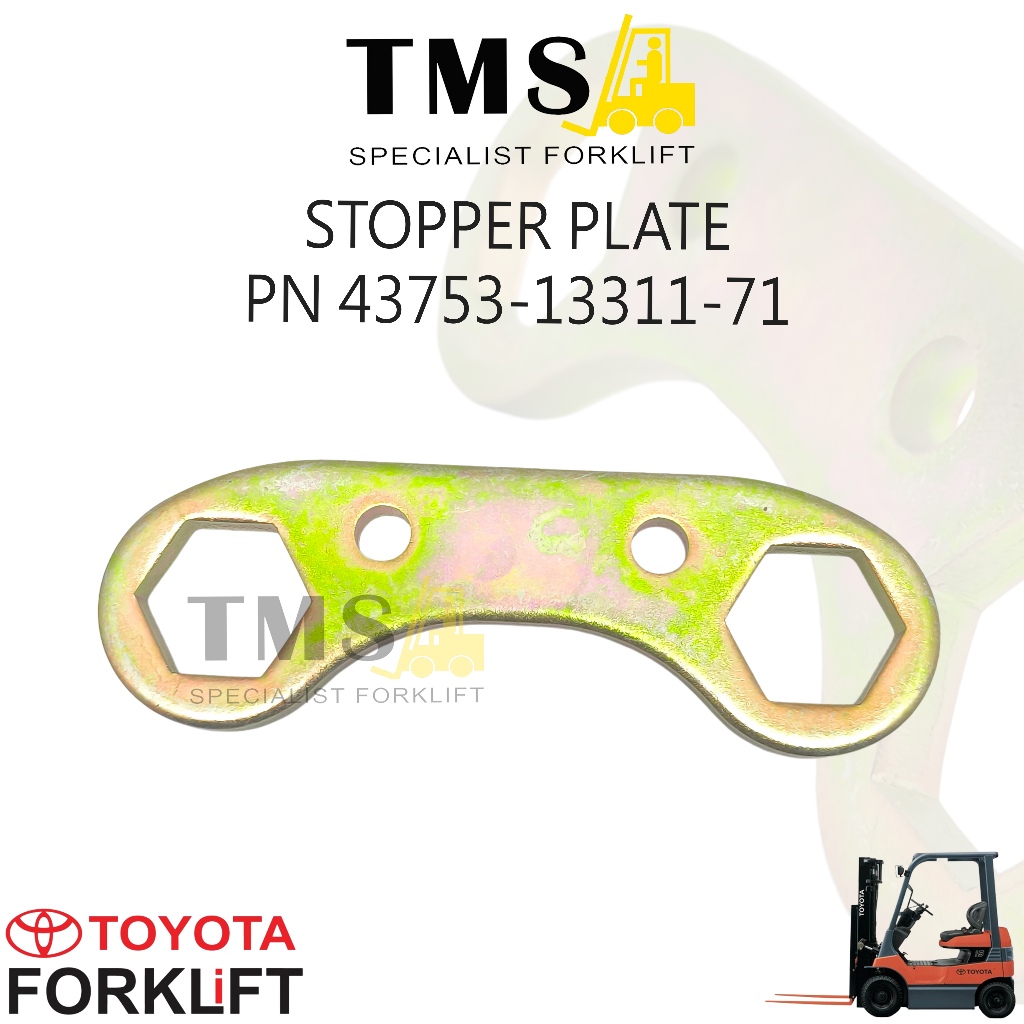 แผ่นกันชน Toyota รถยก Part Number 43753-13311-71 รถยกที่รองรับ 7FD/7FG & FB Series (7FB/8FB)