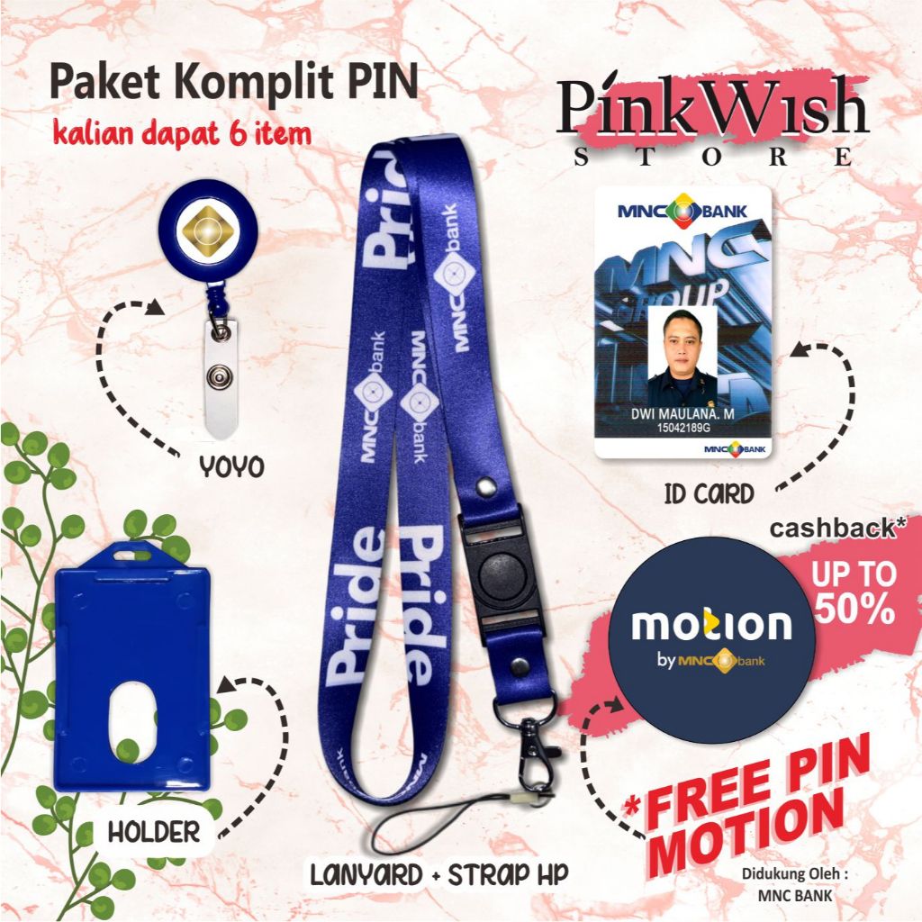 GANTUNGAN MNC PRIDE MOTION Lanyard / MNC PRIDE MOTION Lanyard