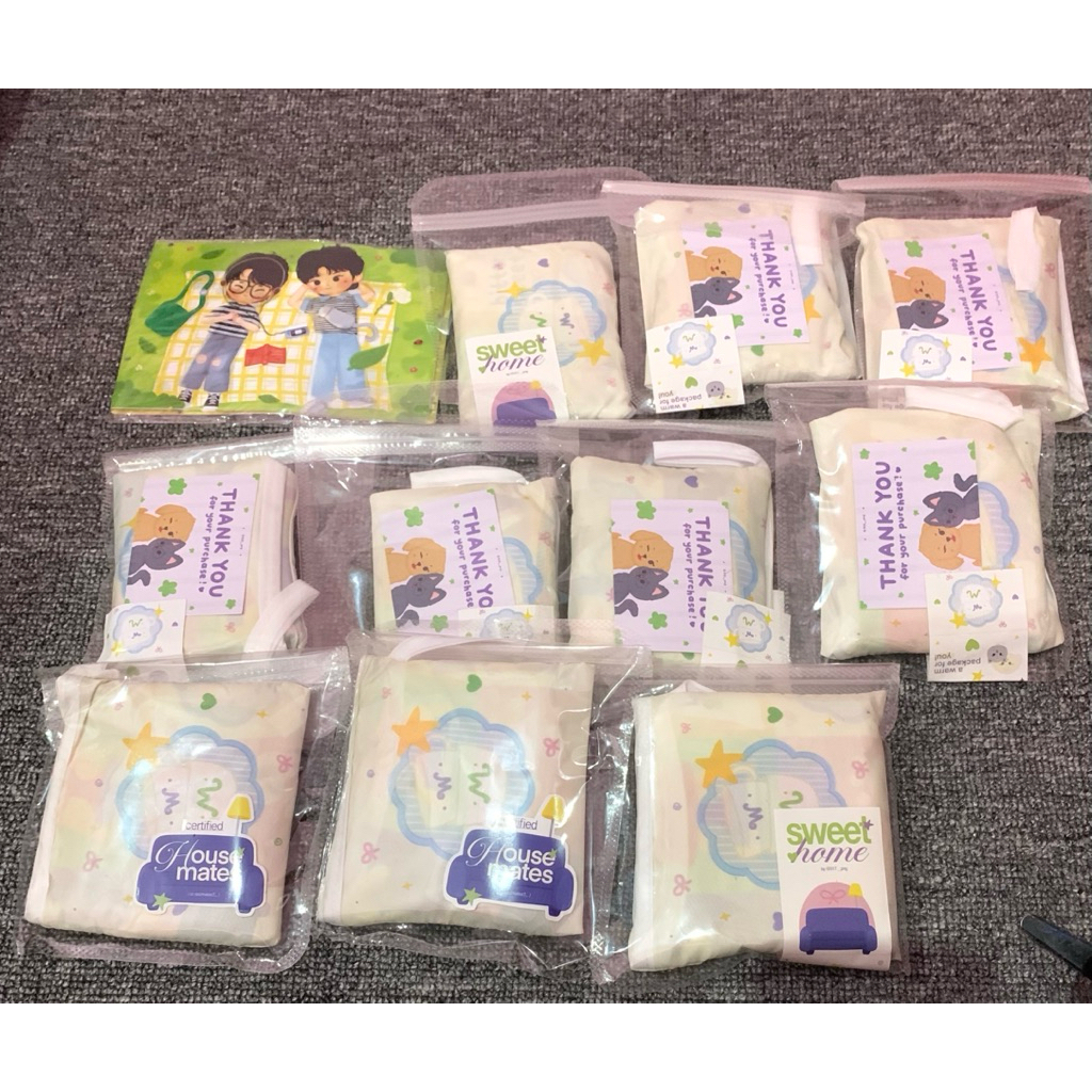 กระเป๋าช้อปปิ้งแบบพับได้ กระเป๋า Kpop Merch