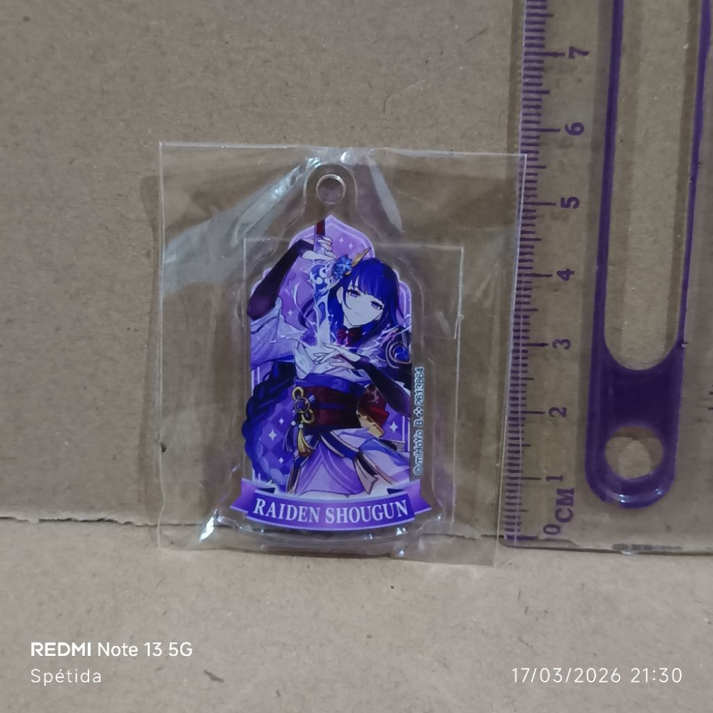 อะคริลิค Ballchain Genshin Impact Raiden Shogun