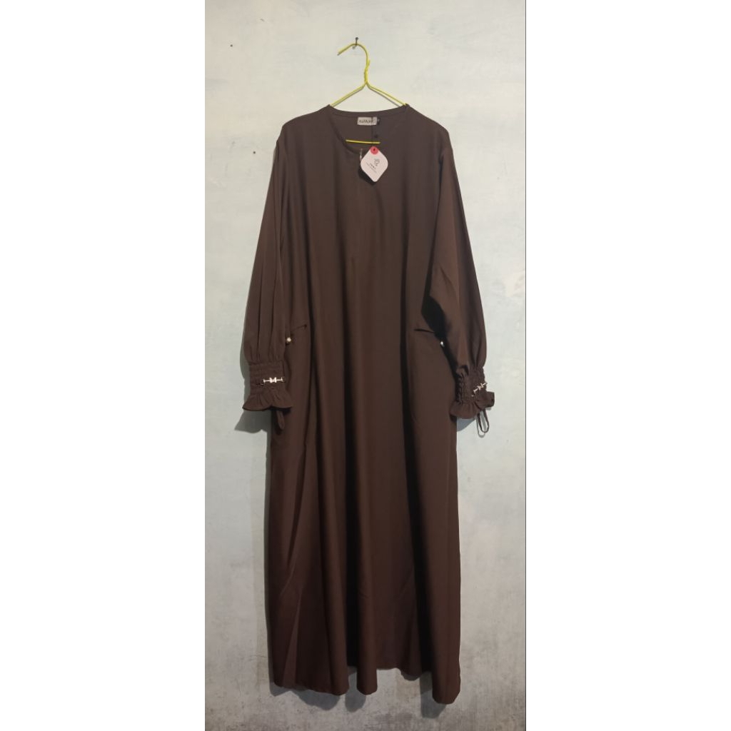 ใหม่ Abaya Larissa By Alfajar Coconut Color Size M