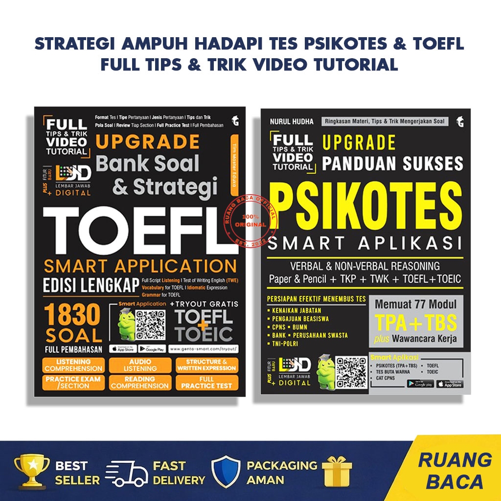 TOEFL PSYCHOLOGICAL TEST QUESTION BOOK - UPGRADE TO SUCCESSFUL PSYCHOLOGICAL TEST TPA+TBS SMART APPL