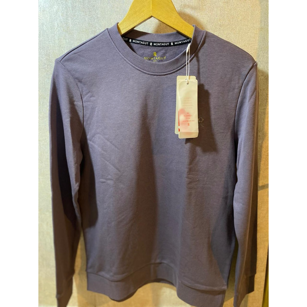 UNGU Montagut เสื้อสเวตเตอร์คอกลมสีม่วง Nice New