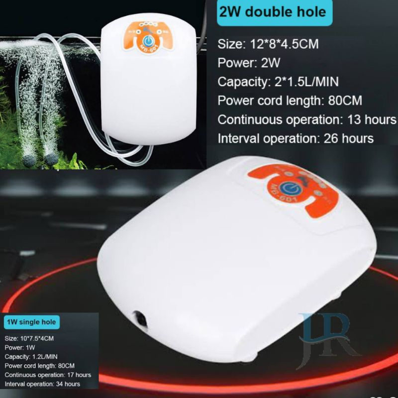 ปั๊มฟองอากาศ ปั๊มลมเครื่องเติมอากาศ พิพิธภัณฑ์สัตว์น้ํา AC DC ใช้คู่ Yang YP 602