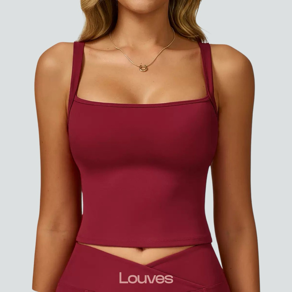 NATASYA TANK TOP - WORKOUT GYM PILATES YOGA TENNIS PADEL TOP