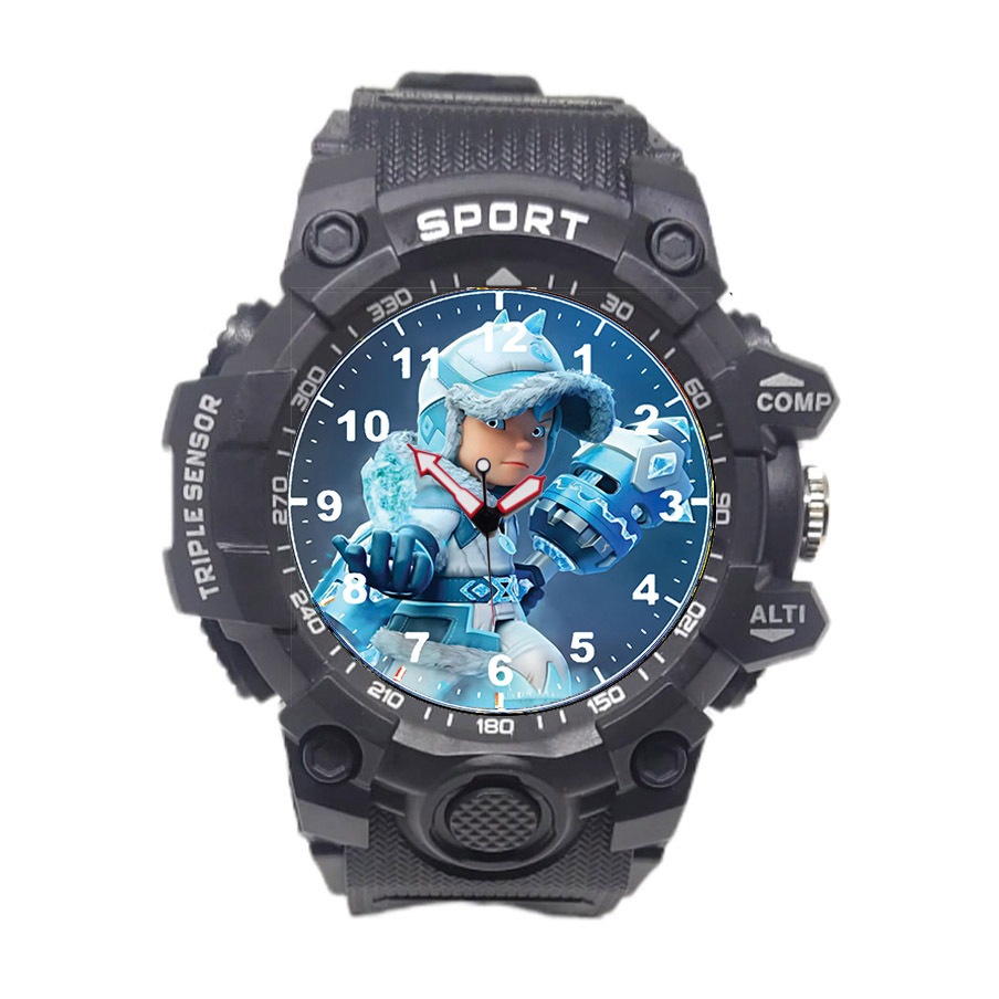 นาฬิกาสปอร์ต boboiboy Stage 3 ใหม่ล่าสุดสําหรับเด็กผู้ชาย