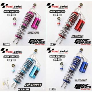 SHOCKBREAKER TAB SHOCK BELAKANG FASTBIKES SERIES 100 UK 310MM & 330MM VARIO BEAT MIO SCOOPY MATIC