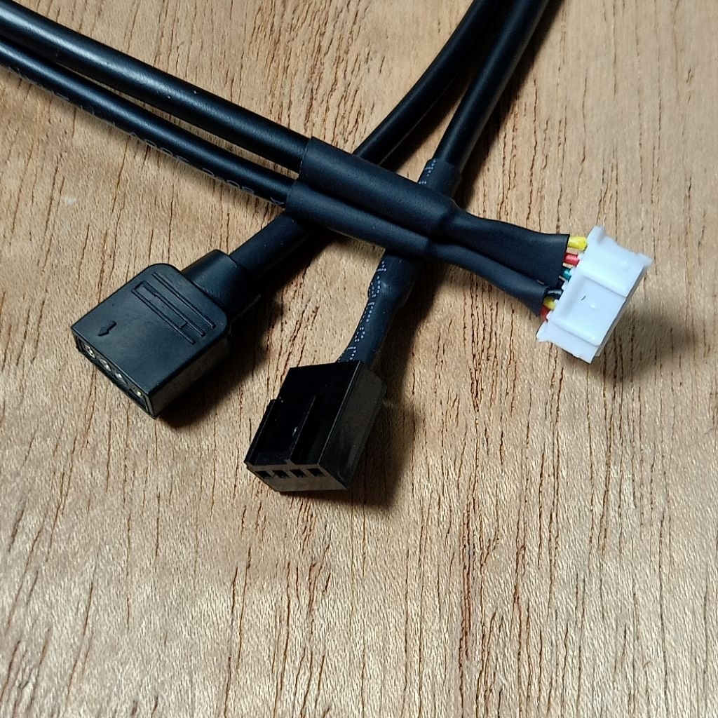 DarkFlash INF34 ARGB 6 Pin to 3 Pin 5V และ 4 Pin PWM Fan Replacement Cable