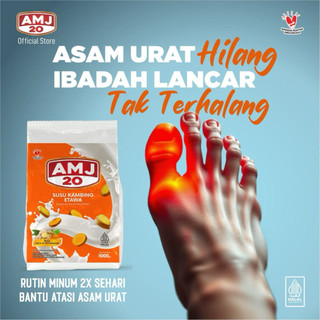 amj susu kambing etawa kemasan 1kg 100% asli