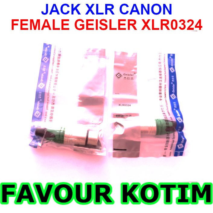 JACK JAK CONNECTOR CANON GEISLER หญิงสีเหล็ก XLR XLR XLR0324 FVKOTIM