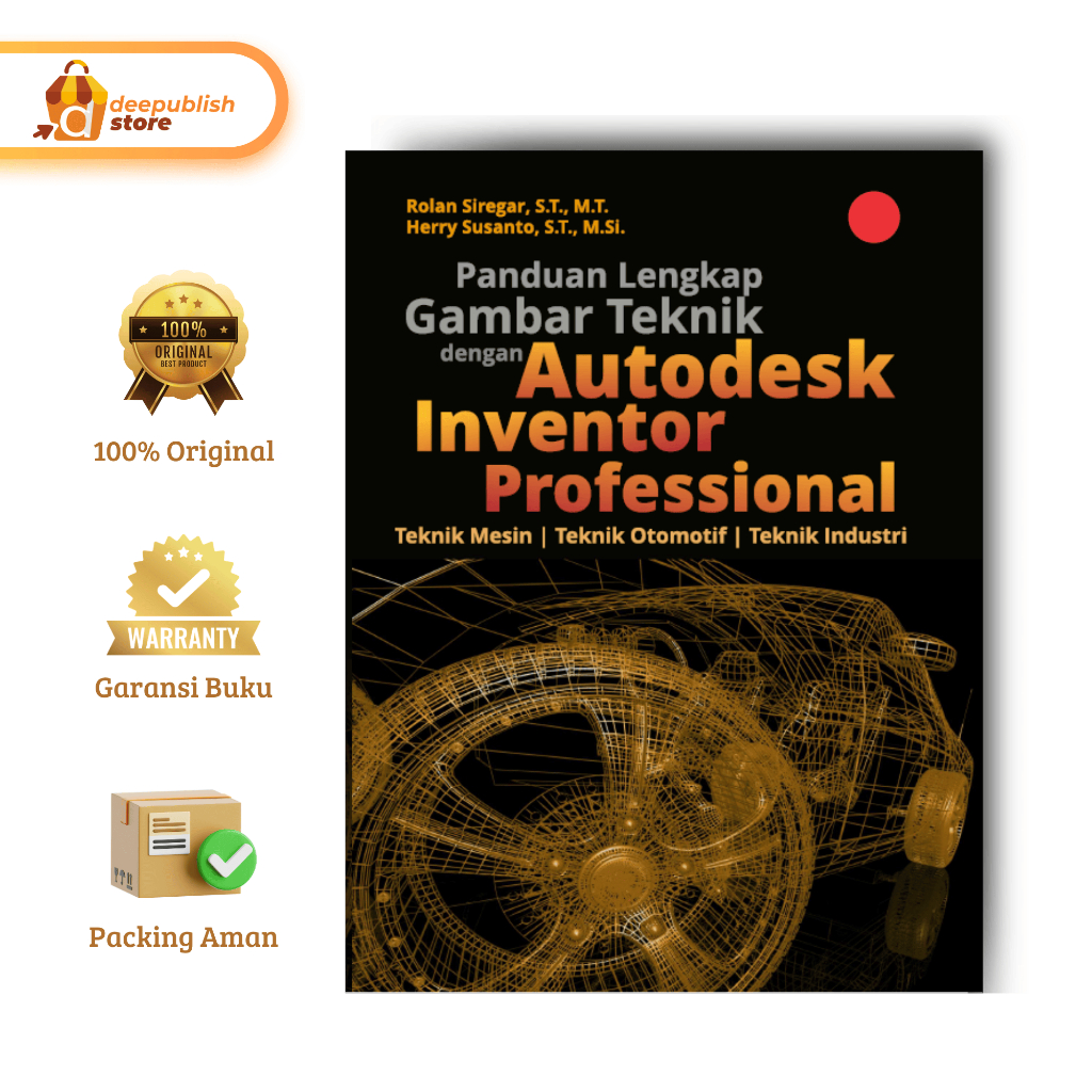 คู่มือประกอบภาพวิศวกรรมด้วย Autodesk Inventor Professional (FC) - Rolan Siregar & Herry Susanto - De