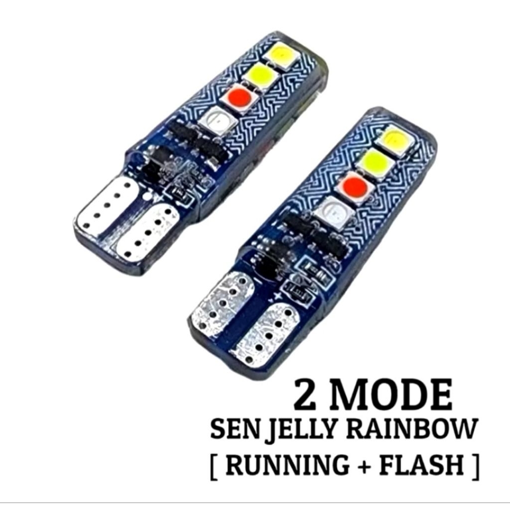 T10 rgb w5w ไฟ led 8 smd แฟลชวิ่งกระพริบ 12 โวลต์รถจักรยานยนต์รถยนต์