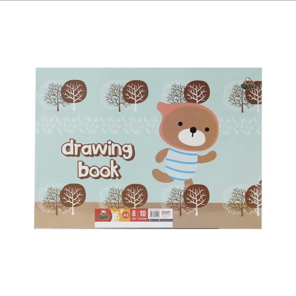 A3 Dodo Drawing Book (1 เล่ม 8 แผ่น) / A3 Dodo Drawing Book / A3 Drawing Book / A3 Book / หนังสือวาด