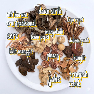 Rempah ramuan bunda intiharum + rempah cebok minum teratur untuk wanita