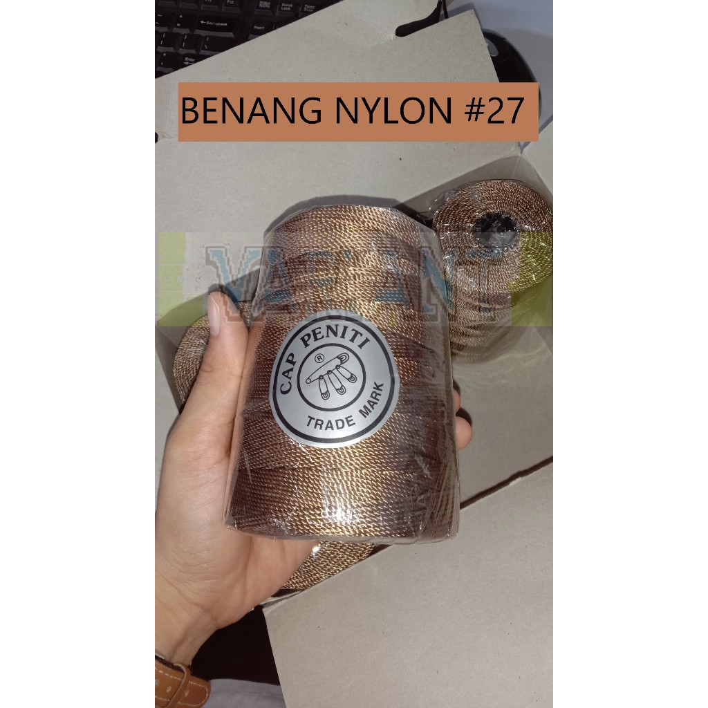 NYLON THREAD NYLON CAP PIN CONE THICK และ STRONG SIZE