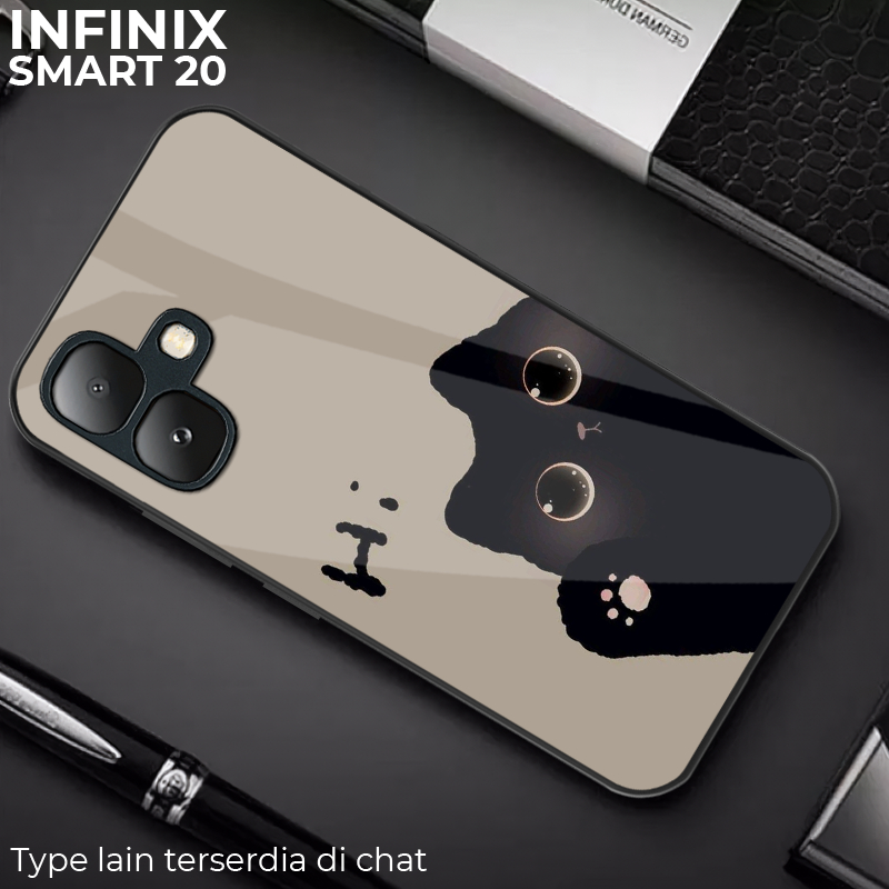 HP เคสโทรศัพท์ Infinix Smart 20 ล่าสุดลายน่ารักและป้องกันกล้องพร้อมวัสดุ Softcase Glossy Silicon {SK