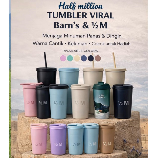 HALF MILLION TUMBLER ขวดดื่ม 1/2M ของแท้ 100%