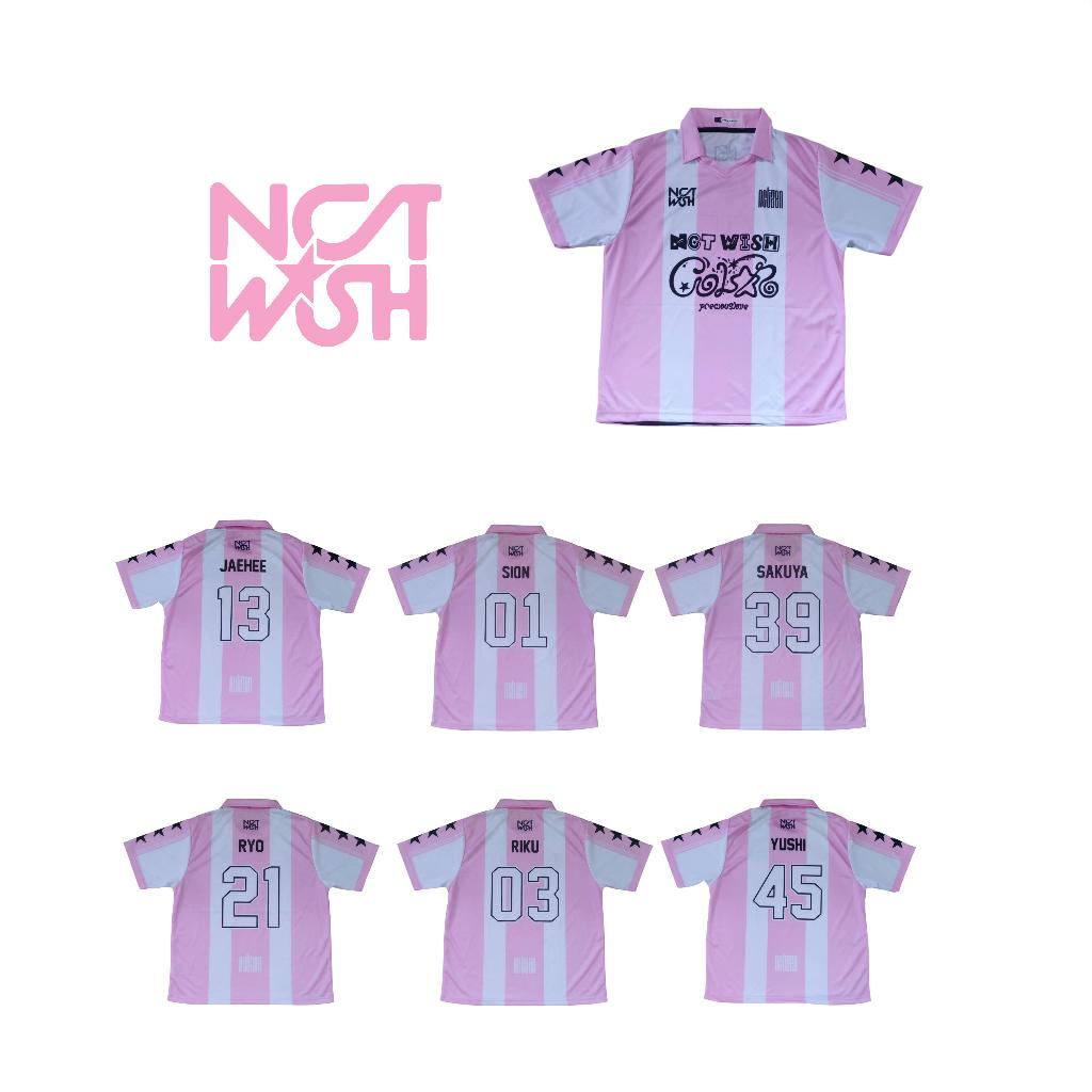 NCT WISH โอเวอร์ไซส์ unisex INTO THE WISH Edition FULL PRINT Jersey // NCTZEN