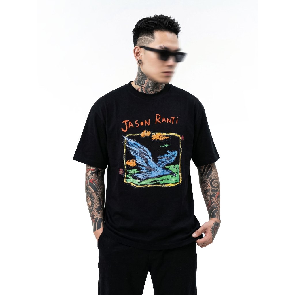 เสื้อยืด KATUN Jason Ranti - I Want to Freedom Black Cotton M-XXL