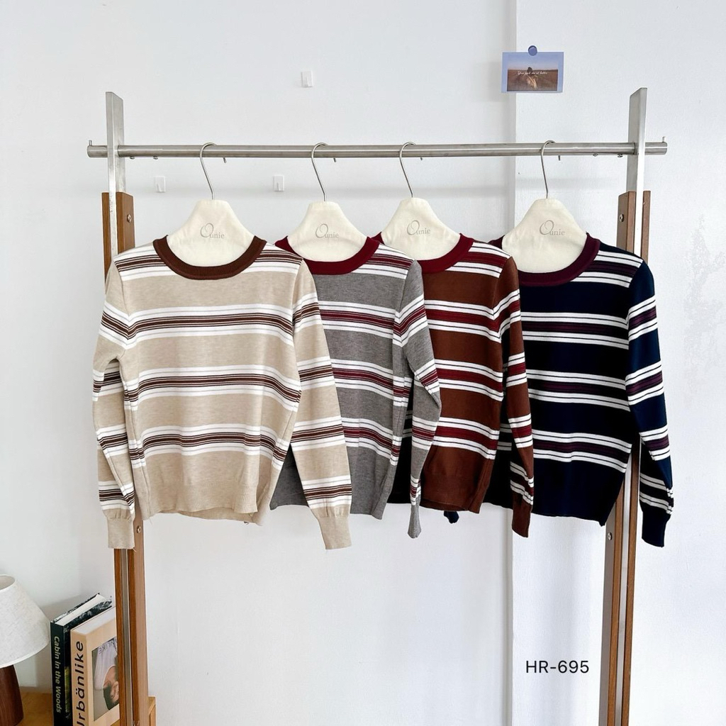 OUNIE STRIPE TOP HR-695 (ON007)