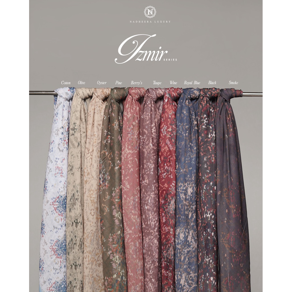 Vol Izmir Scarf bellez พรีเมี่ยม By Nadeheera Luxury