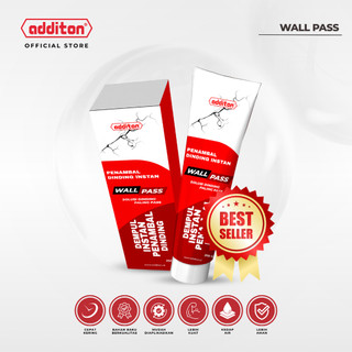 ADDITON Wallpass 250gr – Dempul Instan Penambal Dinding Retak, Bekas Paku & Cat Mengelupas