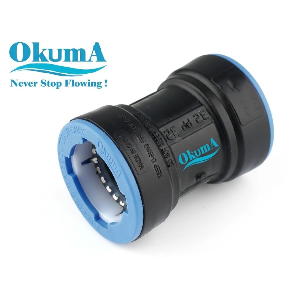 OKUMA HDPE PUSH FITTING - 25mm (3/4")